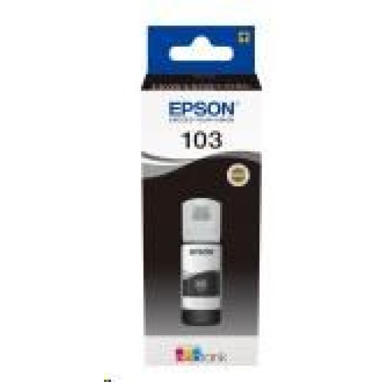 BAZAR - EPSON ink čer 103 EcoTank Black ink bottle - Poškozený obal (Komplet) BAZAR - EPSON ink čer 103 EcoTank Black ink bottle - Poškozený obal (Komplet)