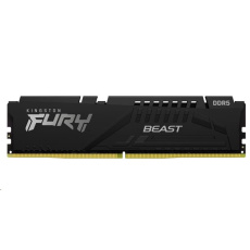 KINGSTON DIMM DDR5 128GB (Kit of 4) 5200MT/s CL40 FURY Beast Black XMP KINGSTON DIMM DDR5 128GB (Kit of 4) 5200MT/s CL40 FURY Beast Black XMP