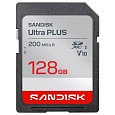 Sandisk Ultra PLUS SDXC karta 128GB UHS-I, V10, U1, C10, (200MB/s)